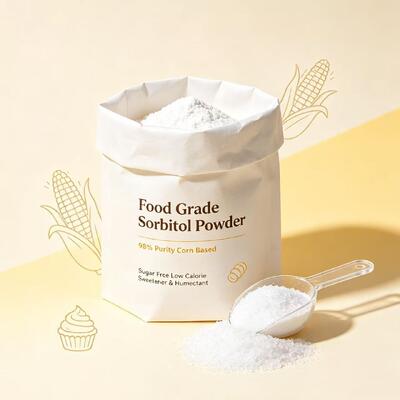 Sorbitol Powder 99% Non-GMO Moisturizer for Commercial Bakery Production, Bulk Supply