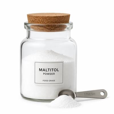 Maltitol Powder BP USP EP FCC Standard, 30‑80 /100 /80‑400 Mesh Non‑Cariogenic Low‑Calorie Sucrose Substitute for Sugar‑free Candy, Chocolate, Bakery & Confectionery