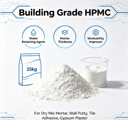 Construction Grade Hydroxypropyl Methyl Cellulose HPMC Powder Optimize Troweling Performance For Interior Exterior Dry‑Mix Building Compounds