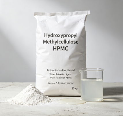 Hydroxypropyl Methylcellulose HPMC Refined Cotton Raw Material Water Retention Agent for Cement Gypsum Mortar