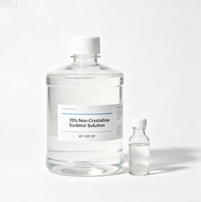 70% Non-Crystalline Sorbitol Syrup Liquid, Non-Cariogenic Sweetener & Humectant, Widely Applied in Food Daily Chemical Industry