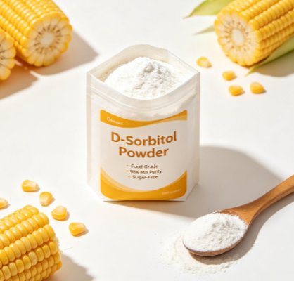 D‑Sorbitol Powder Food Grade Sugar‑Free Low‑Calorie Sweetener Corn Source for Confectionery Bakery Seafood Industry