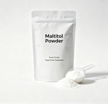 Maltitol Powder Food Grade Negligible Cooling, D-Maltitol CAS 585-88-6, Low Calorie Sugar Alcohol for Negligible Cooling