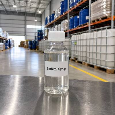 Non-Crystallizing 70% Sorbitol Solution D-Glucitol Syrup E420, Food Grade Sorbitol Liquid Humectant, Raw Material for Oral Care, Cosmetic and Sugar-Free Food Bulk Wholesale