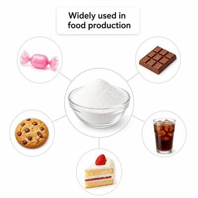 Food Cosmetic Grade Sorbitol Powder 100 Mesh 98% Min Sweetener Humectant for Sugar‑Free Bakery and Skincare Raw Material