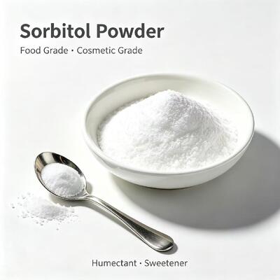 Sorbitol Powder Food Grade 80-400 Mesh, E420 D-Glucitol, Sugar Alcohol Humectant for 80-400 Mesh Multi Grade, 25kg PP Bag
