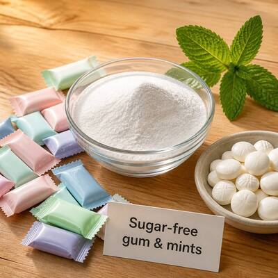 Factory Bulk Sorbitol Powder 99% Purity Food Grade & Cosmetic Grade D‑Sorbitol E420 CAS 50‑70‑4 Sweetener Humectant for Food Cosmetics 25kg Bag
