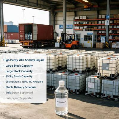 Factory Bulk Sorbitol Liquid 70% Solution Food Grade & Cosmetic Grade D‑Sorbitol E420 CAS 50‑70‑4 Sweetener Humectant for Food Cosmetics IBC Drum Packing