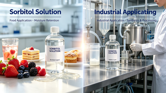 Sorbitol 70% Solution E420 Food and Cosmetic Grade for Pastry and Beverage, IBC Tank