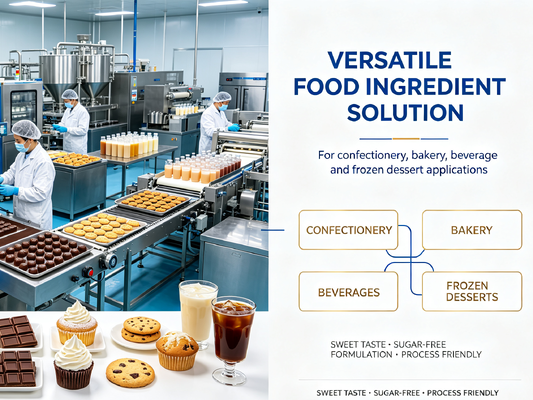 Bulk Supply Crystalline Maltitol Powder Food Grade Low Calorie Sugar Replacer for Confectionery Factory Mass Production