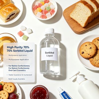 Food Grade Maltitol Syrup Clear Viscous E965 Polyol Liquid Non‑Cariogenic Sweetener for Sugar‑Free Candy, Bakery Fillings and Oral‑Care Products