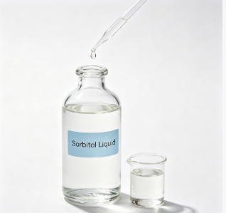 China Origin 70% Sorbitol Liquid FCC Grade Viscous Sugar Replacer Moisturizing Agent For Gummy Confectionery Cosmetic Toothpaste Raw Material