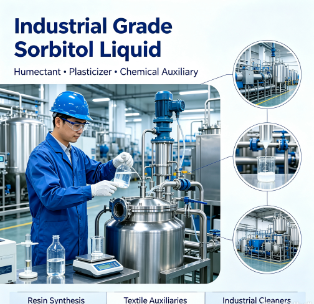 Factory Supply 70% D‑Sorbitol Liquid E420 CAS 50‑70‑4 Food Cosmetic Industrial Grade Sorbitol Solution Humectant for Food Daily‑Chemical Industrial Raw Materials