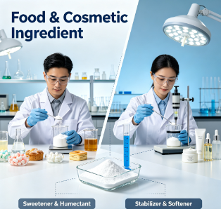 Factory Supply 99% D‑Sorbitol Powder E420 CAS 50‑70‑4 Food & Cosmetic Grade Crystalline Sweetener Humectant for Food Daily‑Chemical Raw Materials