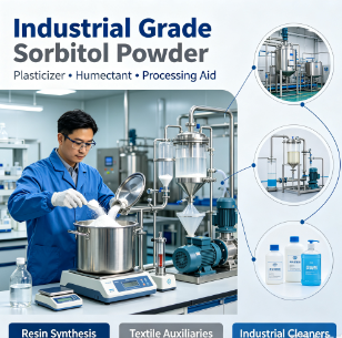 Factory Supply 99% D‑Sorbitol Powder E420 CAS 50‑70‑4 Food & Cosmetic Grade Crystalline Sweetener Humectant for Food Daily‑Chemical Raw Materials