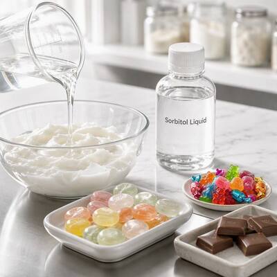 Factory Supply 70% D‑Sorbitol Liquid CAS 50‑70‑4 Food Cosmetic Industrial Grade Colourless Syrupy Solution Humectant for Food Daily‑Chemical Industrial Raw Materials