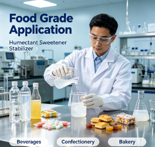 Bulk Sorbitol Liquid 70% Non‑Crystallizing Colorless Odorless Humectant Stabilizer For Food Cosmetics Industrial Manufacturing