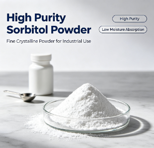 Sorbitol Powder Food Grade Low Calorie, D-Glucitol CAS 50-70-4, Low Glycemic Grade, 25kg PP Bag, Bulk Supply