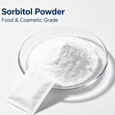 Free Flowing Sorbitol Powder Food and Cosmetic Grade Additive for Skincare Raw Material