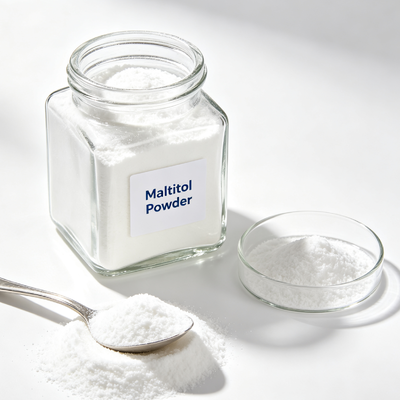 Bulk Supply Crystalline Maltitol Powder Food Grade Low Calorie Sugar Replacer for Confectionery Factory Mass Production