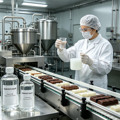 Food Grade Non‑Crystallizing Maltitol Liquid Viscous Polyol Solution Sweetener Humectant For Sugar‑Free Candy Chocolate Ice‑Cream Production
