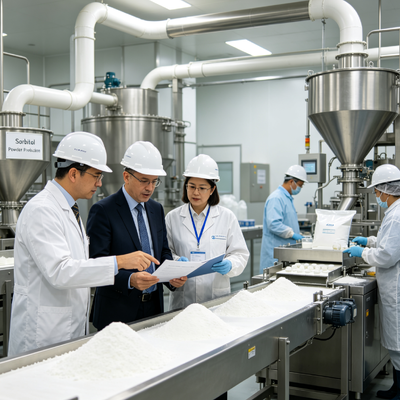 Low Moisture Sorbitol Powder, Available in Food Grade and Cosmetic Grade for Confectionery, Bakery and Skincare Formulations