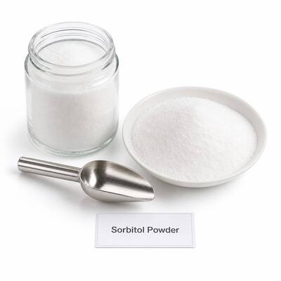 Sorbitol Powder D-Sorbitol D-Glucitol Crystalline Sugar Alcohol E420 CAS 50-70-4 Food Grade FCC USP Bulk Powder for Confectionery Bakery Cosmetic and Pharmaceutical Industry China Manufacturer