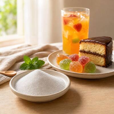 Sorbitol Powder D-Sorbitol D-Glucitol Crystalline Sugar Alcohol E420 CAS 50-70-4 Food Grade FCC USP Bulk Powder for Confectionery Bakery Cosmetic and Pharmaceutical Industry China Manufacturer