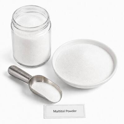 Maltitol Powder E965 CAS 585-88-6 Low Glycemic Sugar Alcohol for Diabetic Friendly Sugar-Free Candy