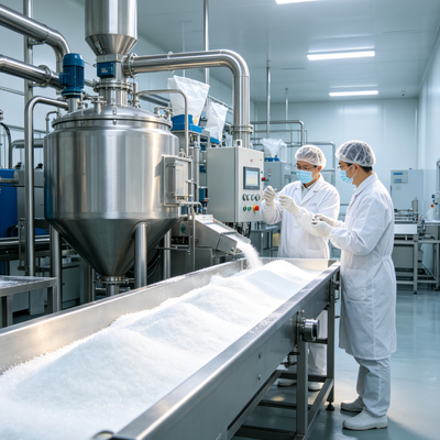 Crystalline D-Glucitol Powder CAS 50-70-4, Tableting Grade Sorbitol Granular Powder, Polyol Raw Material for Dry Blend & Chewable Tablet Excipient