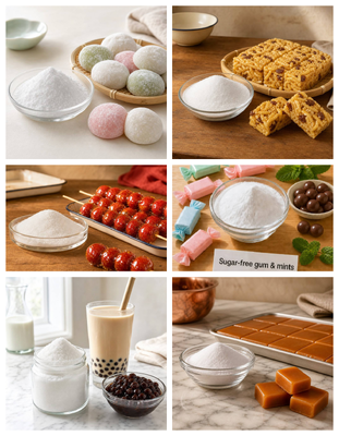 Food Grade Crystalline Sorbitol Powder 99% CAS 50-70-4 INS420 Polyol Sweetener for Sugar-Free Confectionery & Tablet Manufacturing Bulk Supply