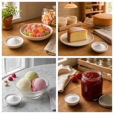 Sorbitol Powder Sugar Alcohol Polyol Bulk Sweetener Humectant Ingredient for Food Confectionery and Oral Care