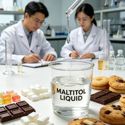 Bulk Maltitol Syrup 80‑55 E965 CAS 585‑88‑6, FCC EP USP Liquid Polyol for Sugar‑Free Gummy, Soft‑Gel Capsule & Bakery Fillings