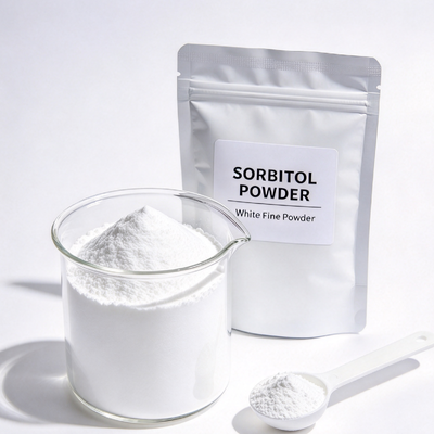 Sorbitol Powder D-Sorbitol E420, Food Cosmetic and Pharmaceutical Grade Sugar Alcohol Sweetener, USP BP EP, Bulk 25kg Bag