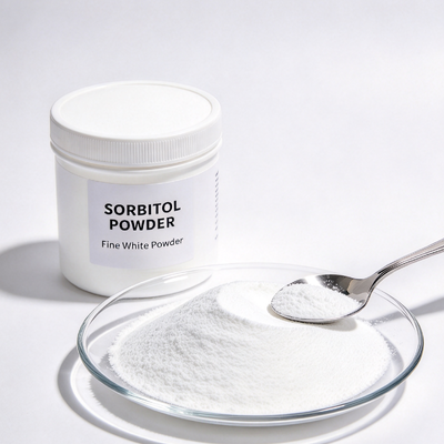Sorbitol Powder E420 Sugar Alcohol Sweetener, Bulk D-Sorbitol for Beverage, Confectionery and Oral Care Manufacturing