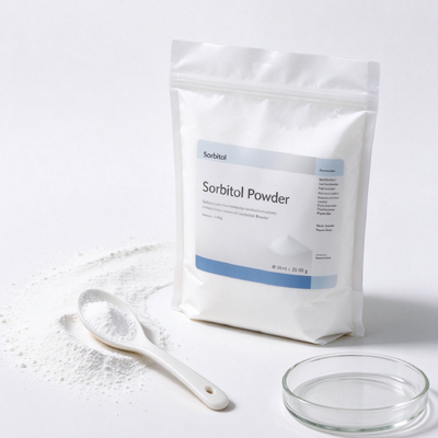 Sorbitol Powder 99% E420 INS 420 Polyol Sweetener for Confectionery and Tablet Manufacturing