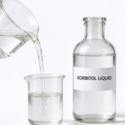 Non Crystallizing Liquid Sorbitol 70% for Gummy Candy, Ice Cream, Fruit Filling, Jam, Candied Fruit and Frozen Dessert, Sugar Alcohol Syrup That Stays Clear in Cold Storage, Bulk Drum Supply