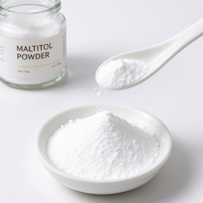 Maltitol Powder Sugar Alcohol Polyol Bulk Sweetener White Crystal Powder 20-40 Mesh 30-80 Mesh Food Grade