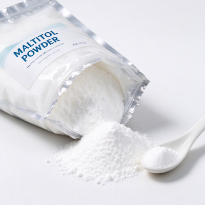White Free-Flowing Crystalline D-Maltitol Powder E965 CAS 585-88-6 Non-Cariogenic Sugar Alcohol Polyol Sweetener for Food & Nutraceutical Manufacturing