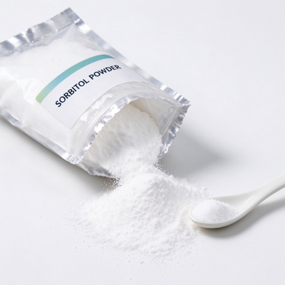 Sorbitol Powder BP USP EP Grade 99% Purity, E420 CAS 50-70-4, Sweetener and Humectant for Pharma Syrup, 25kg PP Bag, Bulk Supply