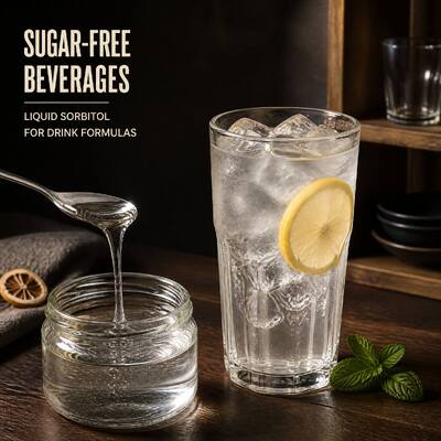 Liquid Sorbitol 70% Solution, Food Grade Sorbitol Syrup for Beverage and Food Applications