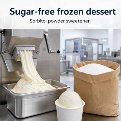Sorbitol Powder Bulk Supplier E420 Sweetener for Chewing Gum and Toothpaste Applications