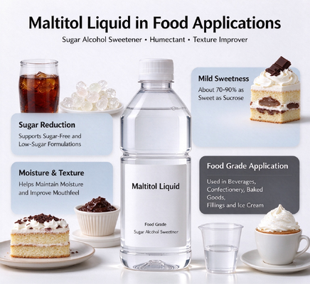 Sugar-Free Maltitol Liquid for Chocolate, Candy & Beverage Manufacturers, Wholesale Bulk Syrup Supply