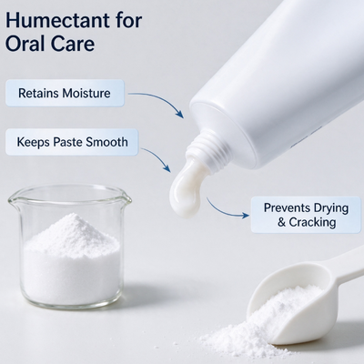 Sorbitol Powder Moisturizer for Toothpaste Mouthwash Dental Care, Humectant Sugar Alcohol Bulk Wholesale Supply