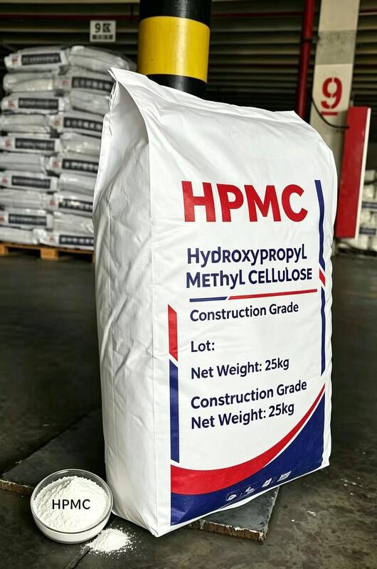 Construction Grade HPMC Hydroxypropyl Methyl Cellulose Building Additive For Wall Putty Tile Adhesive Dry Mix Gypsum Mortar