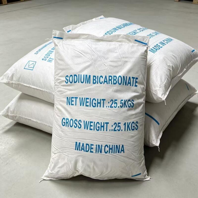 Sodium Bicarbonate Baking Soda White Powder Food Feed Industrial Grade 99% Min For Food Additive Water Treatment