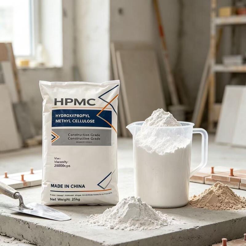 Construction Grade HPMC 200000cps Hydroxypropyl Methyl Cellulose Excellent Anti‑Sagging & Water Retention Agent For Building Dry‑Mortar Additive