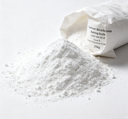 99% Purity Sodium Bicarbonate Baking Soda 80‑120 Mesh White Crystalline Powder CAS 144‑55‑8 Food Industrial Grade Additive For Food Processing Detergent Making Bulk Order
