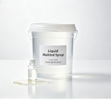 Maltitol Syrup Food Grade 75/50, D-Maltitol CAS 585-88-6, Low Calorie Humectant for 75/50 Grade, 250kg Drum, Bulk Supply
