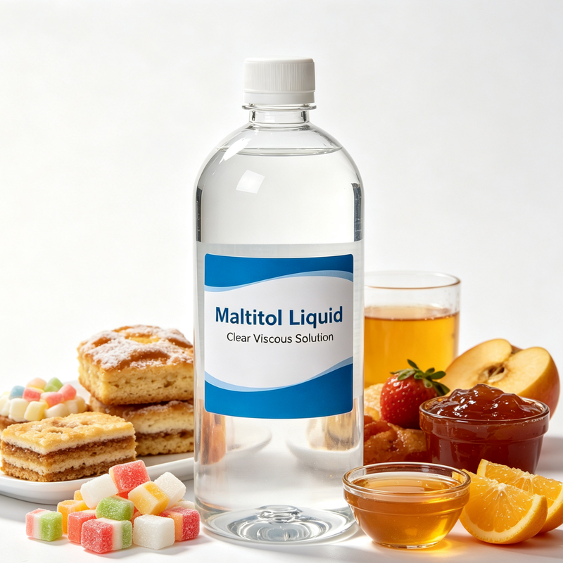 75% Maltitol Syrup Food Grade Liquid Maltitol Sugar‑free Sweetener Humectant for Confectionery Baking Chewing Gum Beverage
